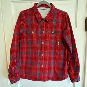 Stio Hut Keeper Heavyweight Organic Flannel Button Down Shirt Women’s Medium
